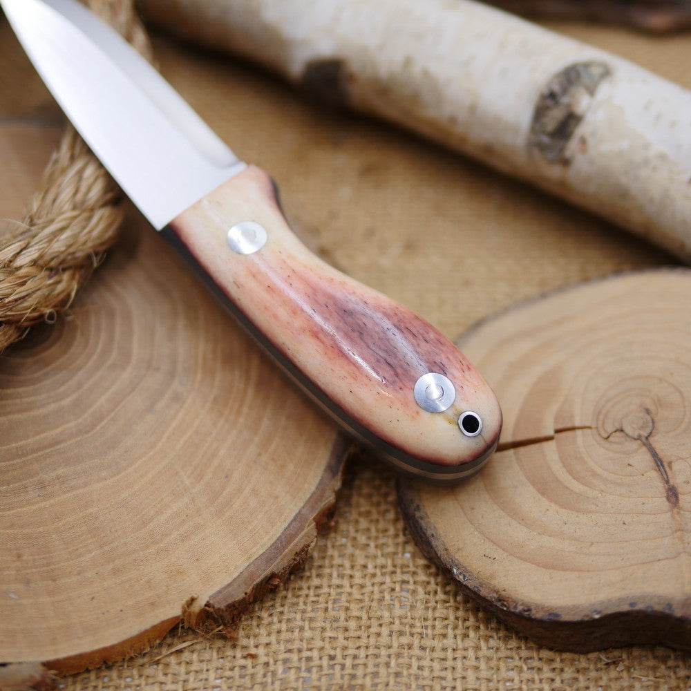 [In-Stock] Walker: 3V, Stabilized Camel Bone & Grey G10 Liners