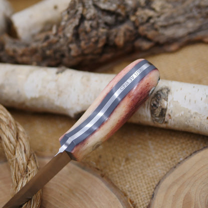 [In-Stock] Walker: 3V, Stabilized Camel Bone & Grey G10 Liners