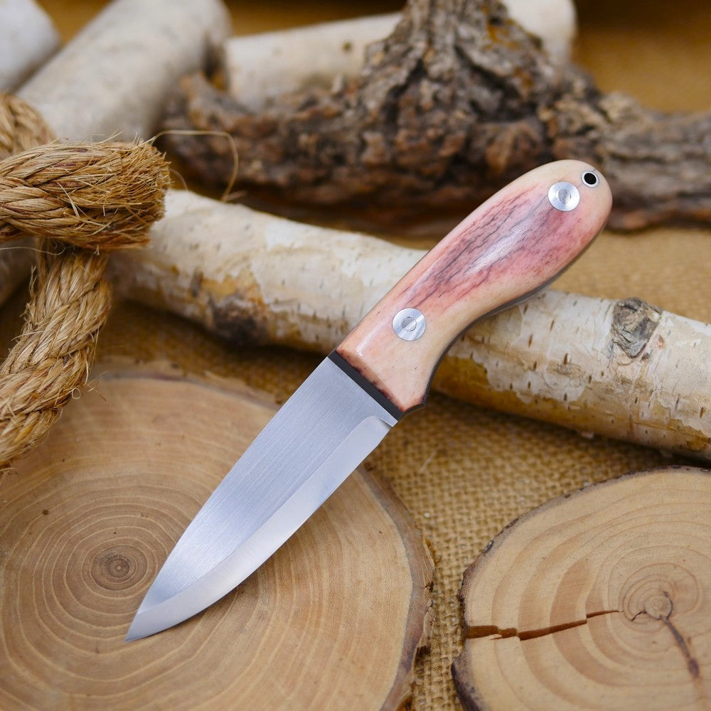 [In-Stock] Walker: 3V, Stabilized Camel Bone & Grey G10 Liners