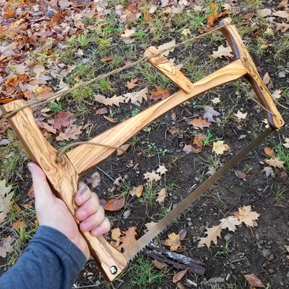 Olivewood & Walnut Custom Bucksaw