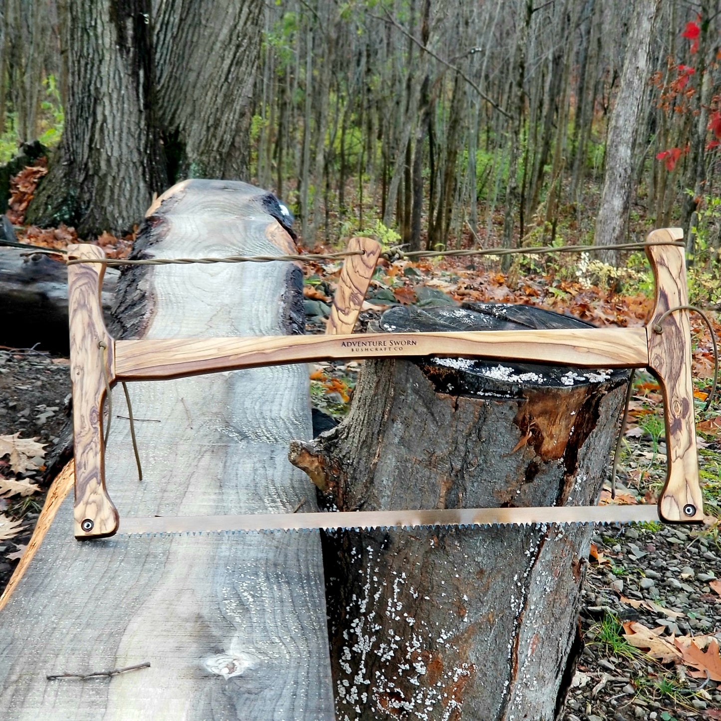 Olivewood & Walnut Custom Bucksaw
