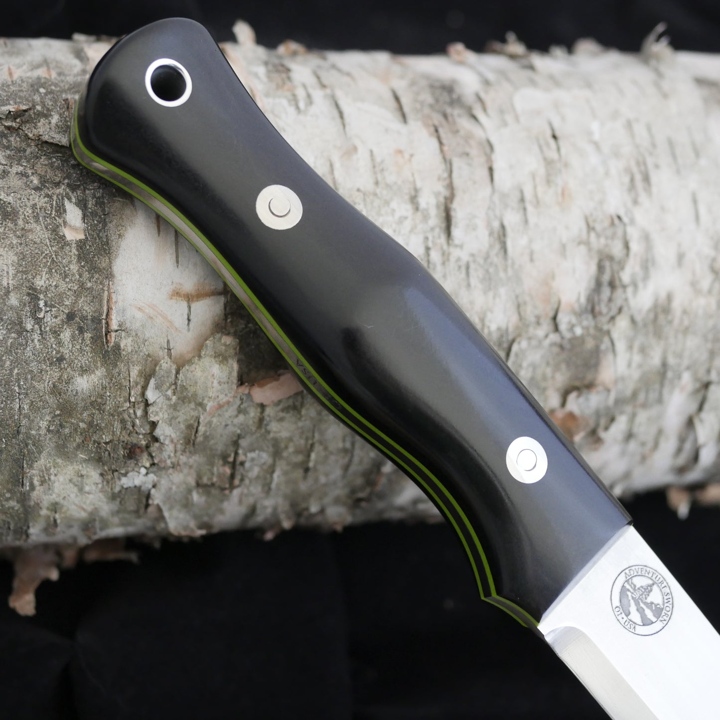 Mountaineer: Black Richlite & Toxic Green
