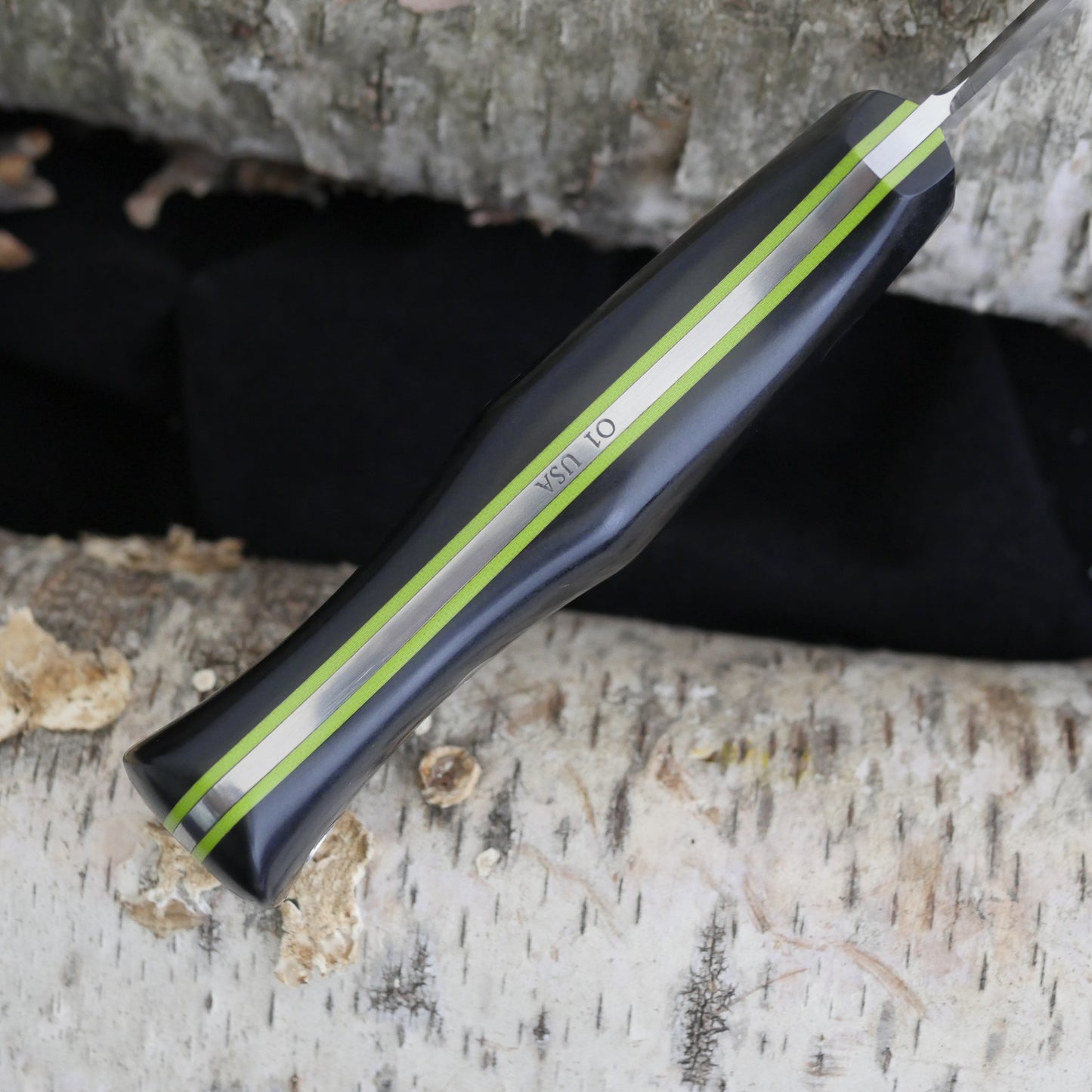 Mountaineer: Black Richlite & Toxic Green