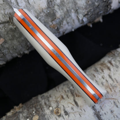 Mountaineer: Ivory Paper, Hunter Orange & Brown