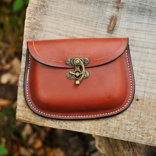 Traveler's Pouch: Chestnut & Brass