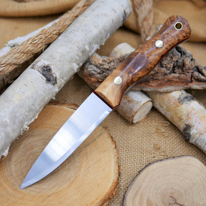 Mountaineer: Black Ash Burl & Red G10