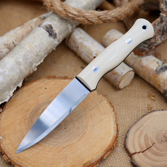 [In-Stock] Mountaineer: Ivory Paper & Black G10 Liners