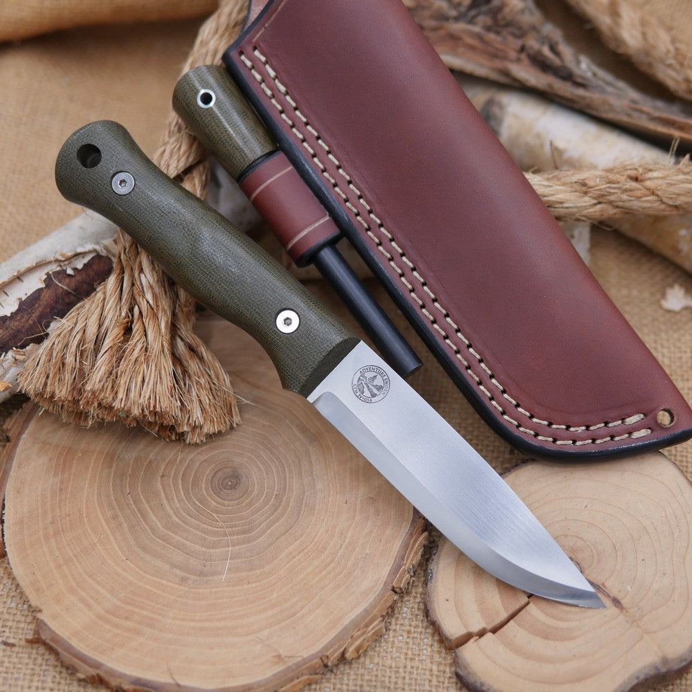 Explorer: Green Canvas Micarta