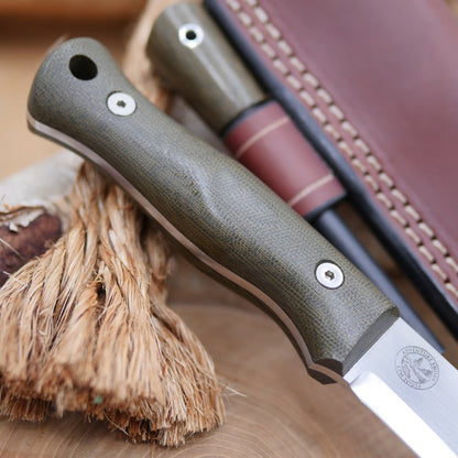 Explorer: Green Canvas Micarta