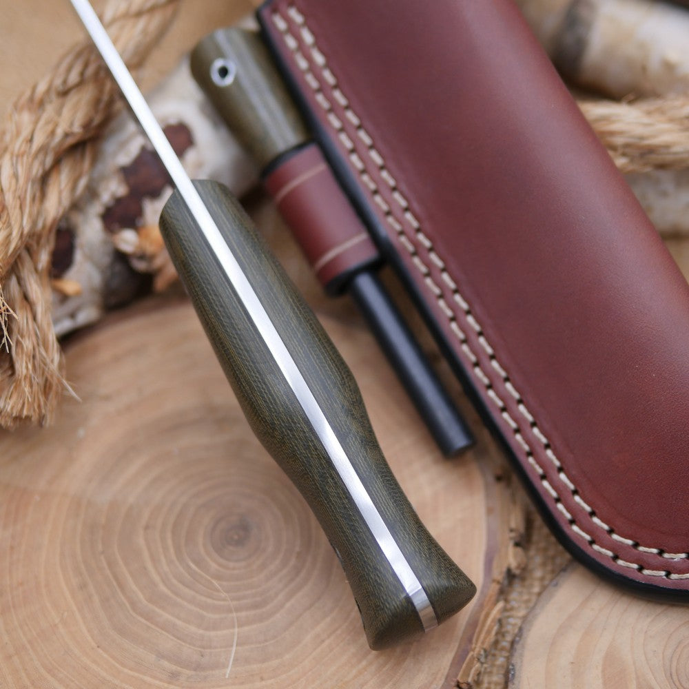 Explorer: Green Canvas Micarta