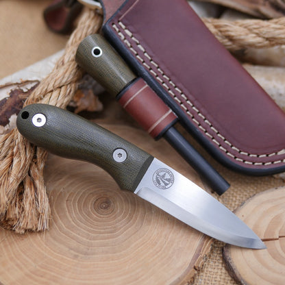 Walker: Green Canvas Micarta