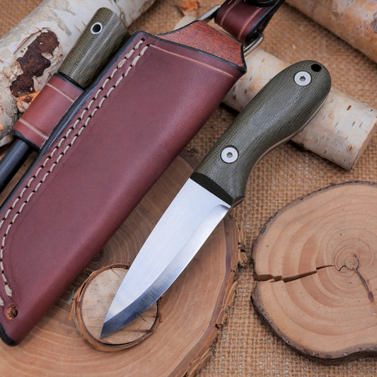 Walker: Green Canvas Micarta