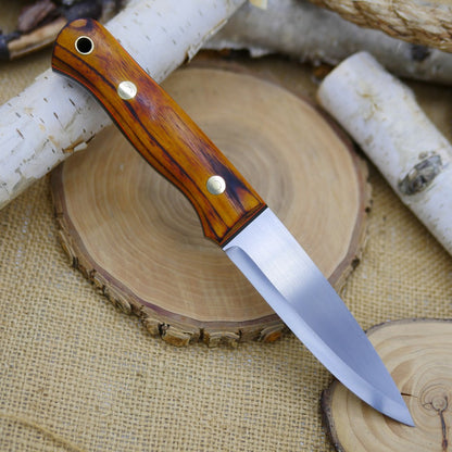 Classic: CPM 3V, Osage Orange, Green Canvas & Orange G10