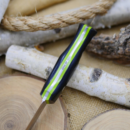 Classic: CPM 3V, Black Canvas & Toxic Green G10