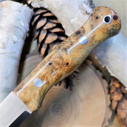 Mountaineer: CPM 4V, Buckeye Burl & Brown