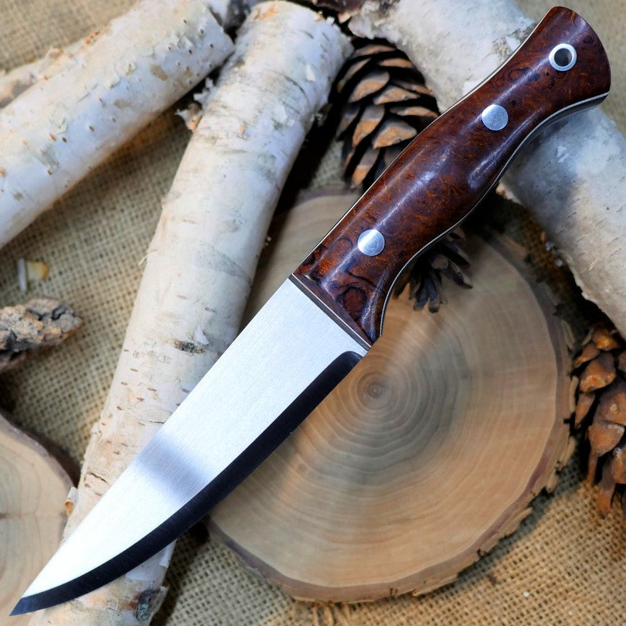 Tradesman: CPM 3V, Ironwood Burl & Double Liners