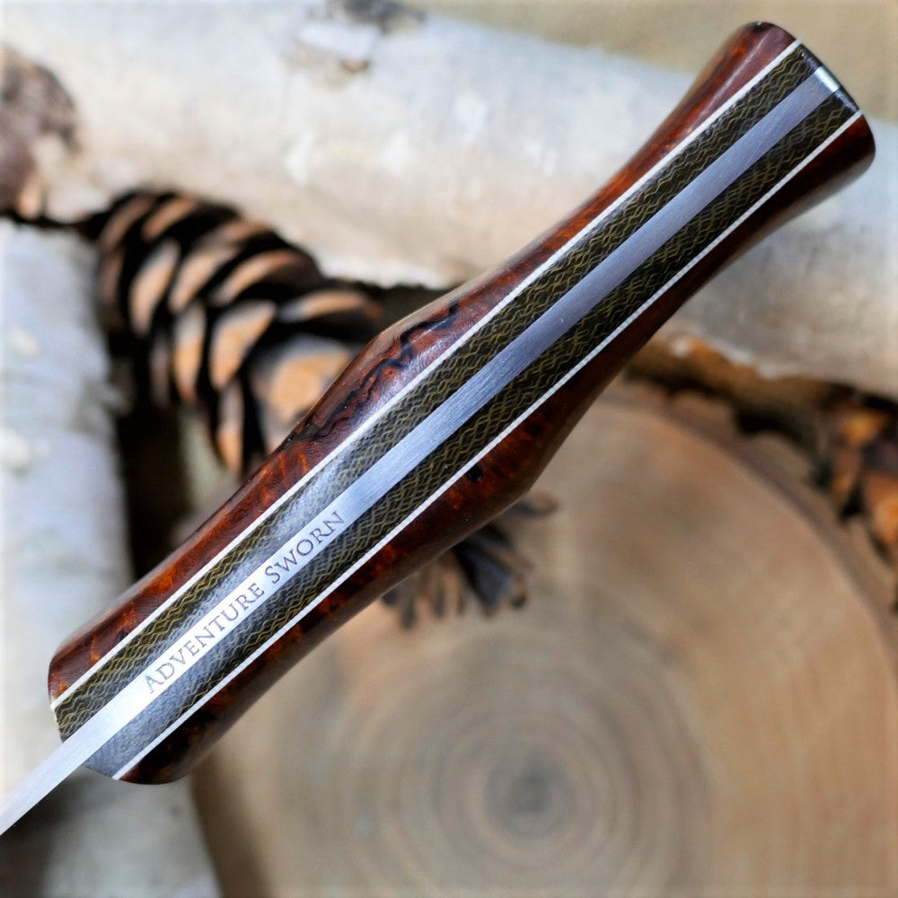 Tradesman: CPM 3V, Ironwood Burl & Double Liners