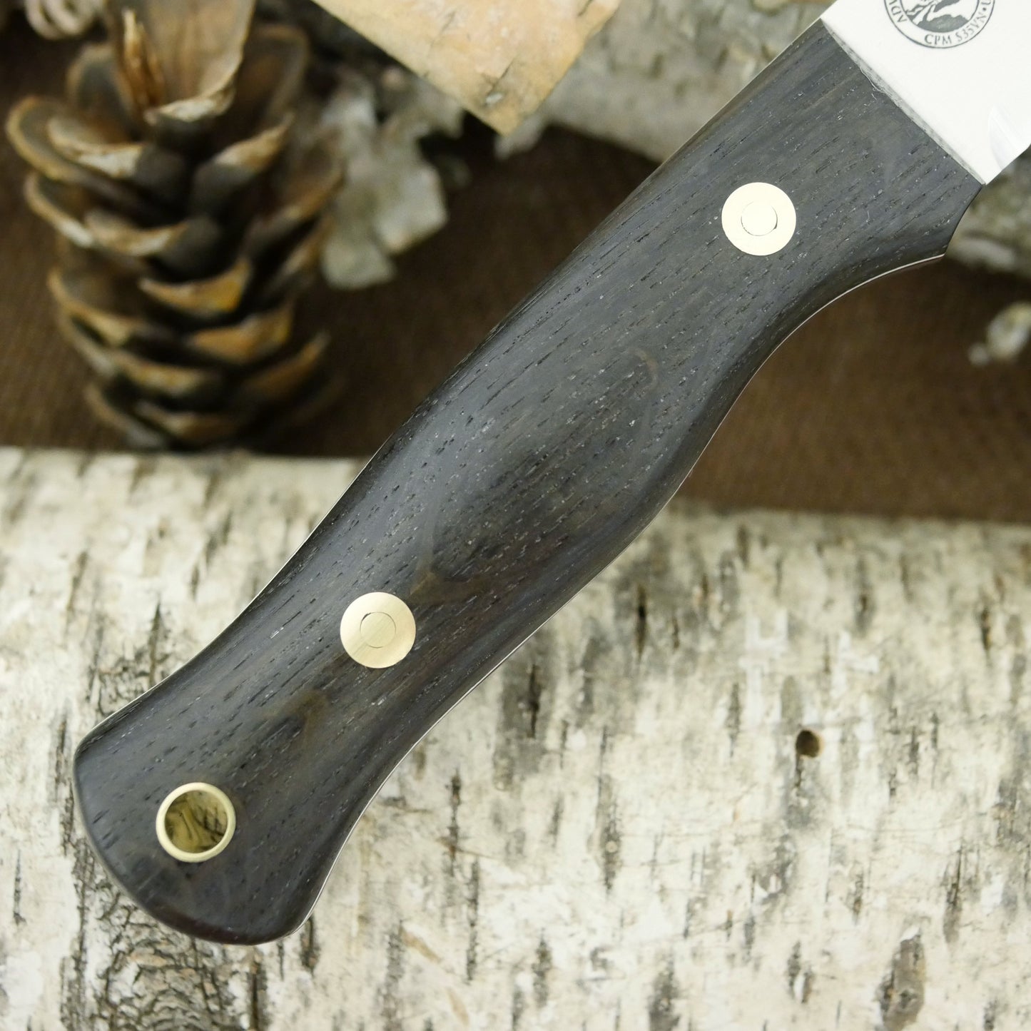 Mountaineer: Bog Oak, Red & White G10
