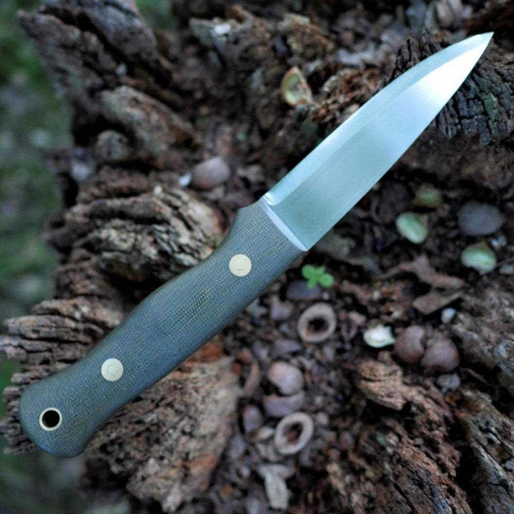 Mountaineer: Green Canvas Micarta