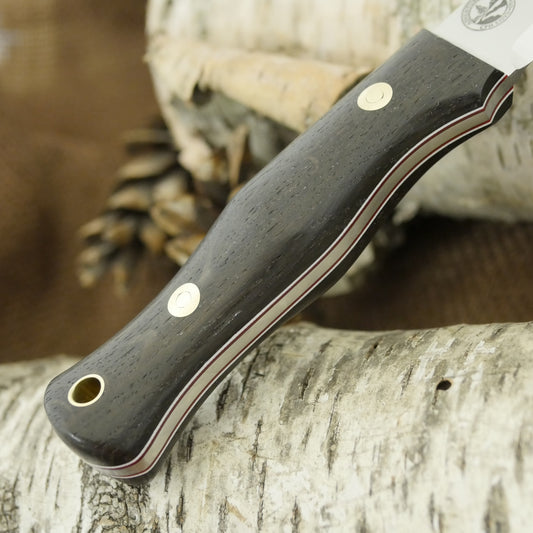 Mountaineer: Bog Oak, Red & White G10