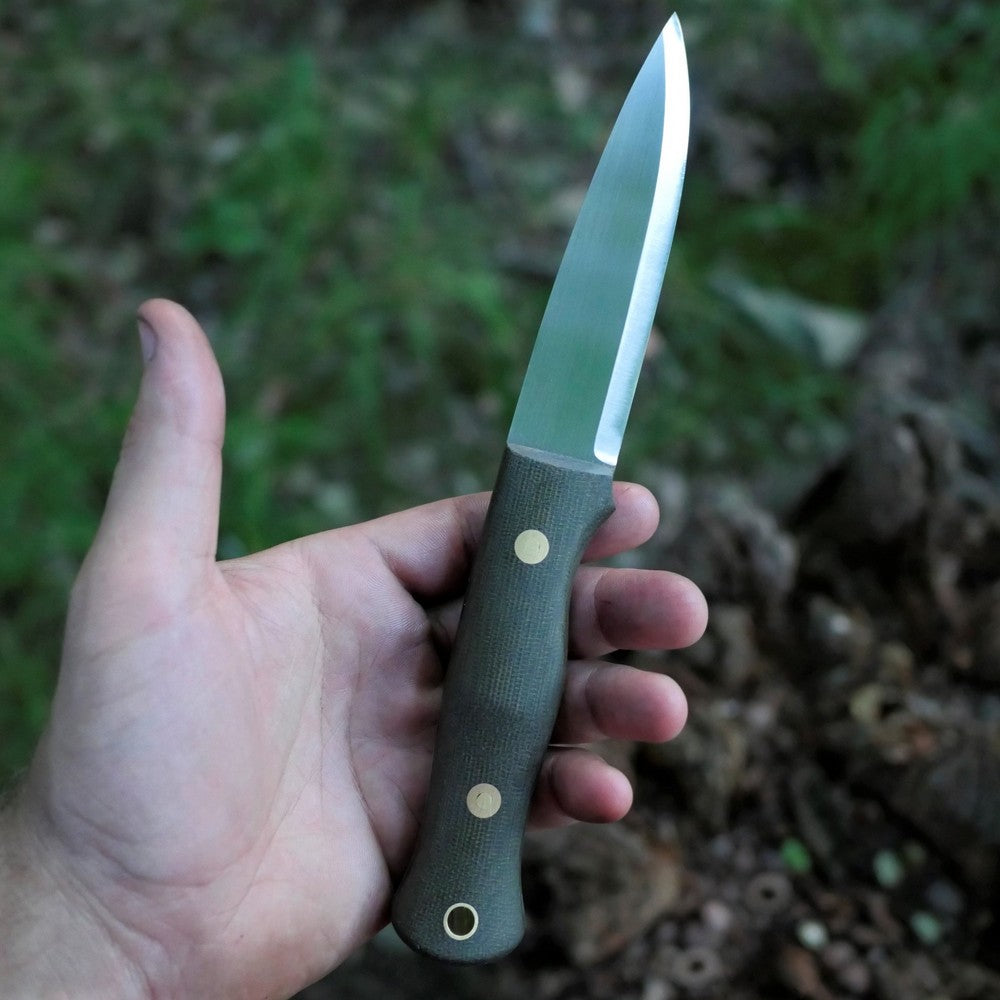 Mountaineer: Green Canvas Micarta