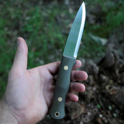 Mountaineer: Green Canvas Micarta