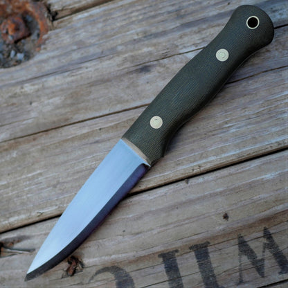 Mountaineer: Green Canvas Micarta