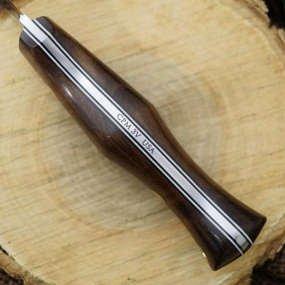 CPM 3V Explorer: Walnut & Triple Liners - Adventure Sworn Bushcraft Co.