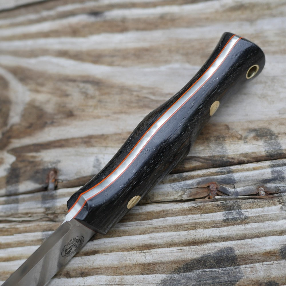 Mountaineer: 3V, Ancient Bog Oak & Orange G10