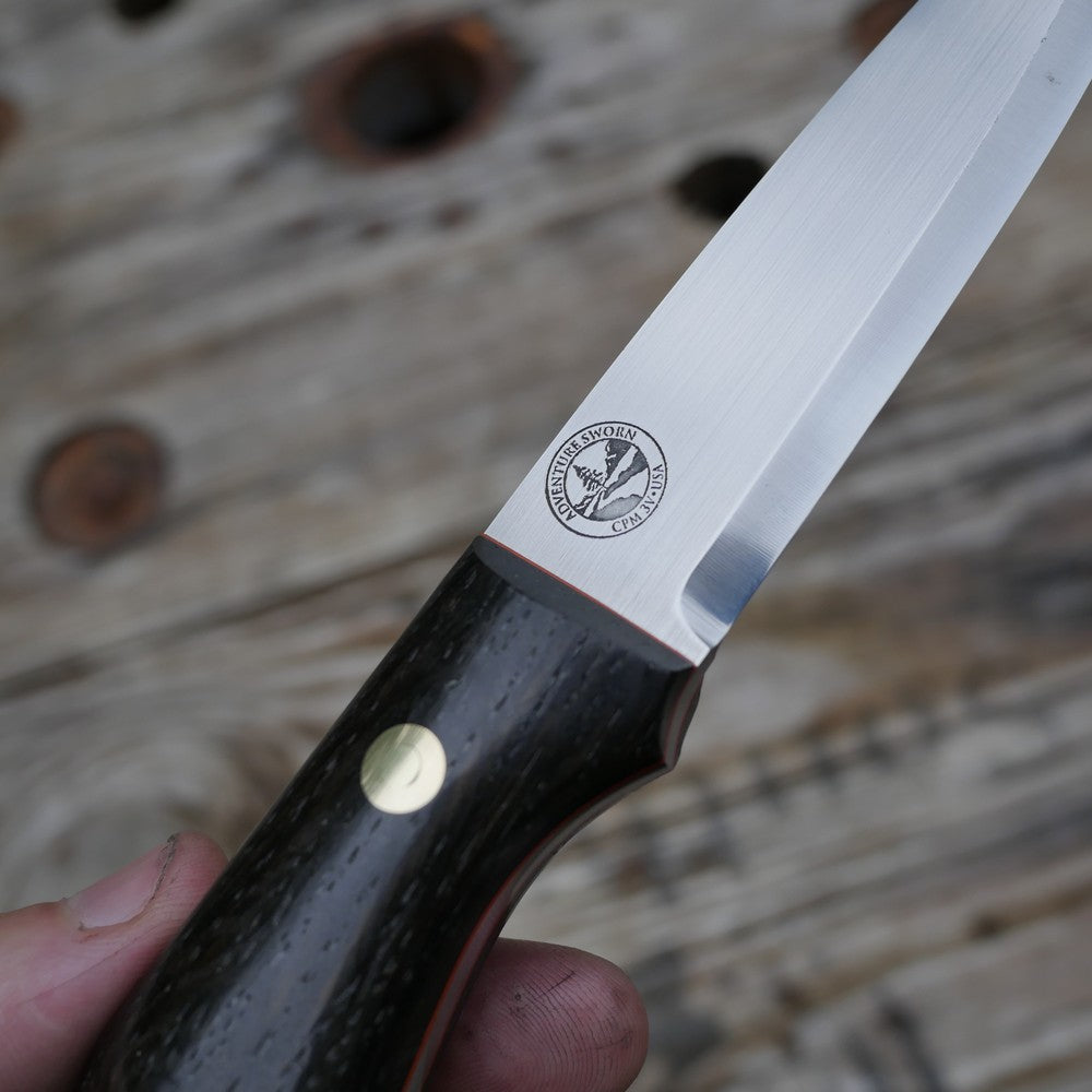 Mountaineer: 3V, Ancient Bog Oak & Orange G10