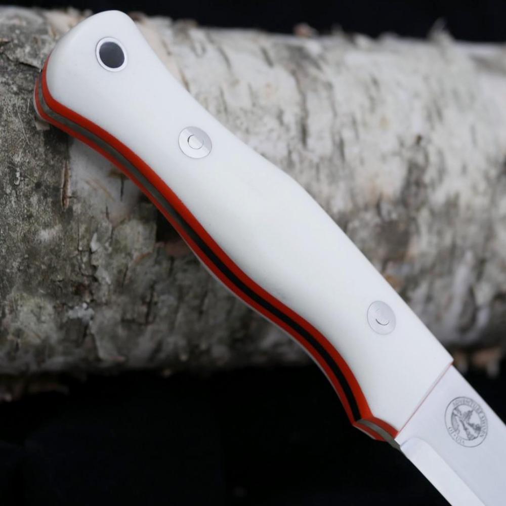 Mountaineer: White Linen & Orange G10