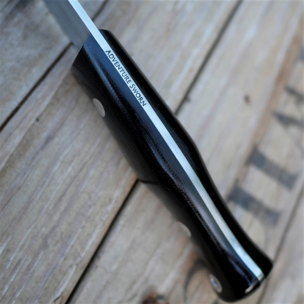 Mountaineer: Black Canvas Micarta