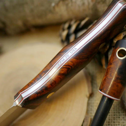 Explorer: Ironwood Burl & Double Liners & Firesteel