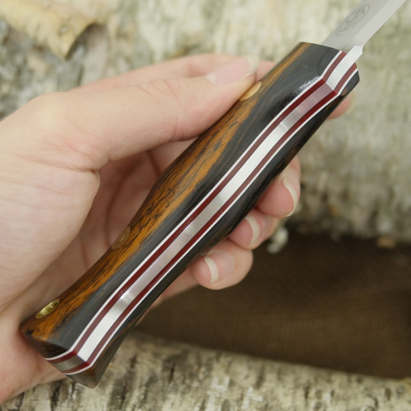 Classic: Ironwood, Red & White G10