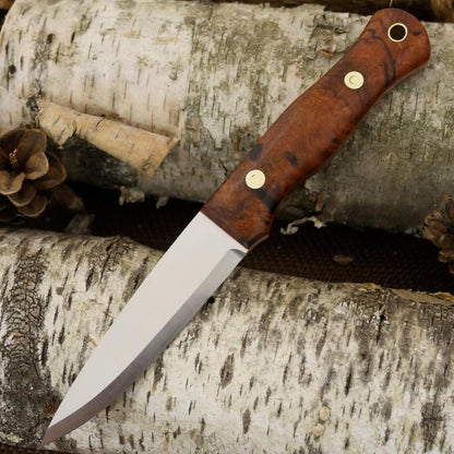 Mountaineer: Ironwood Burl & Orange G10