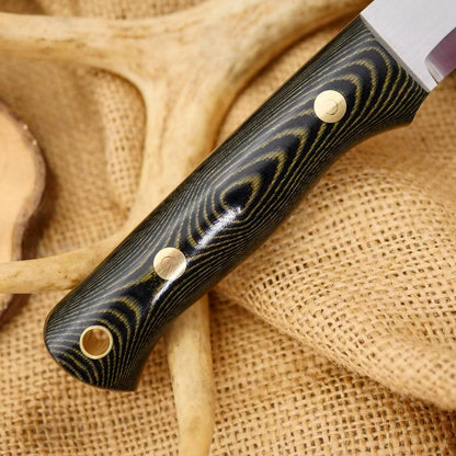 Classic: Green & Black Linen Micarta - Adventure Sworn Bushcraft Co.