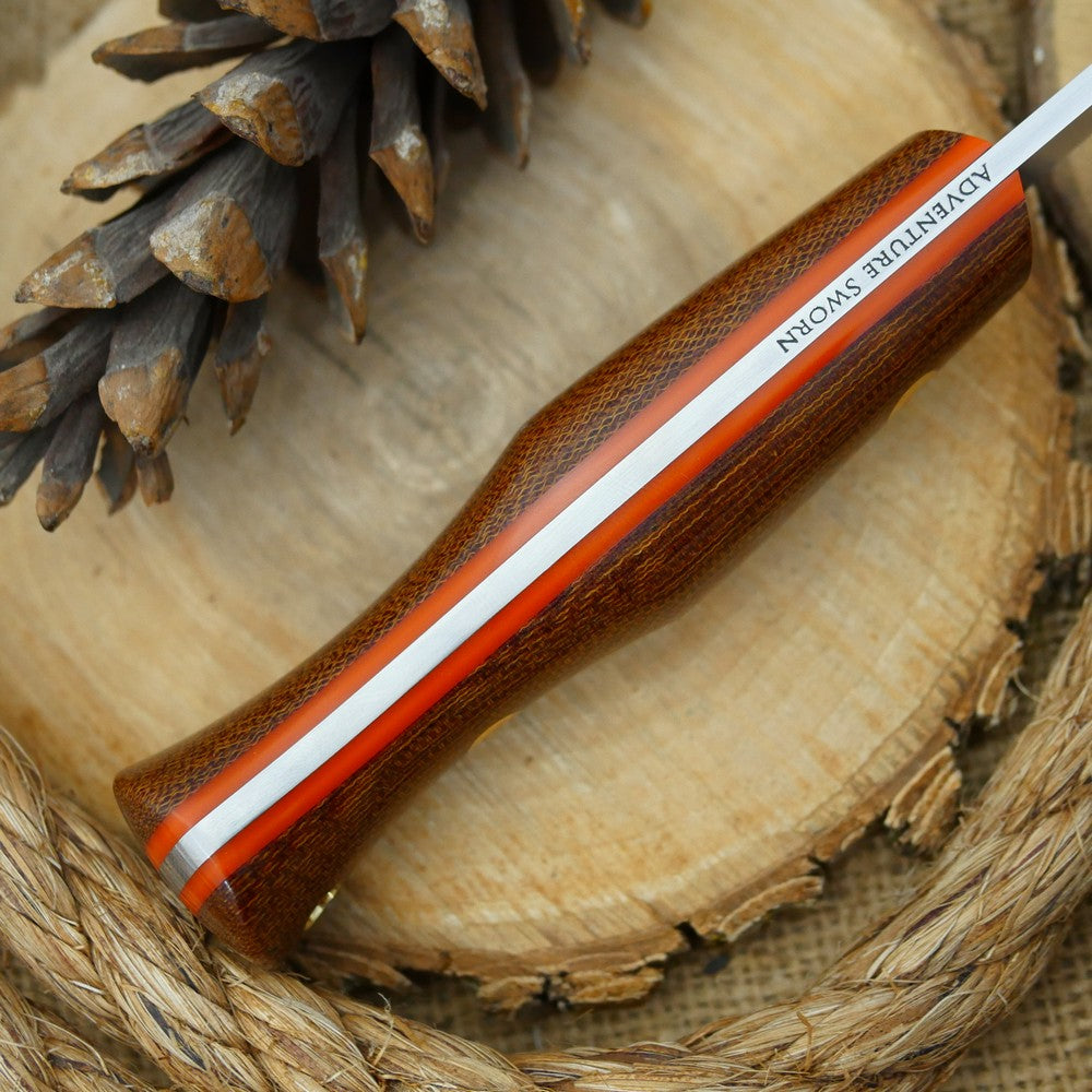 Mountaineer: Natural Brown Canvas & Thick Orange