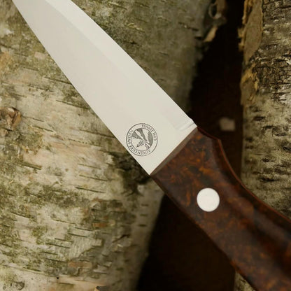 Mountaineer: Ironwood Burl & Orange G10