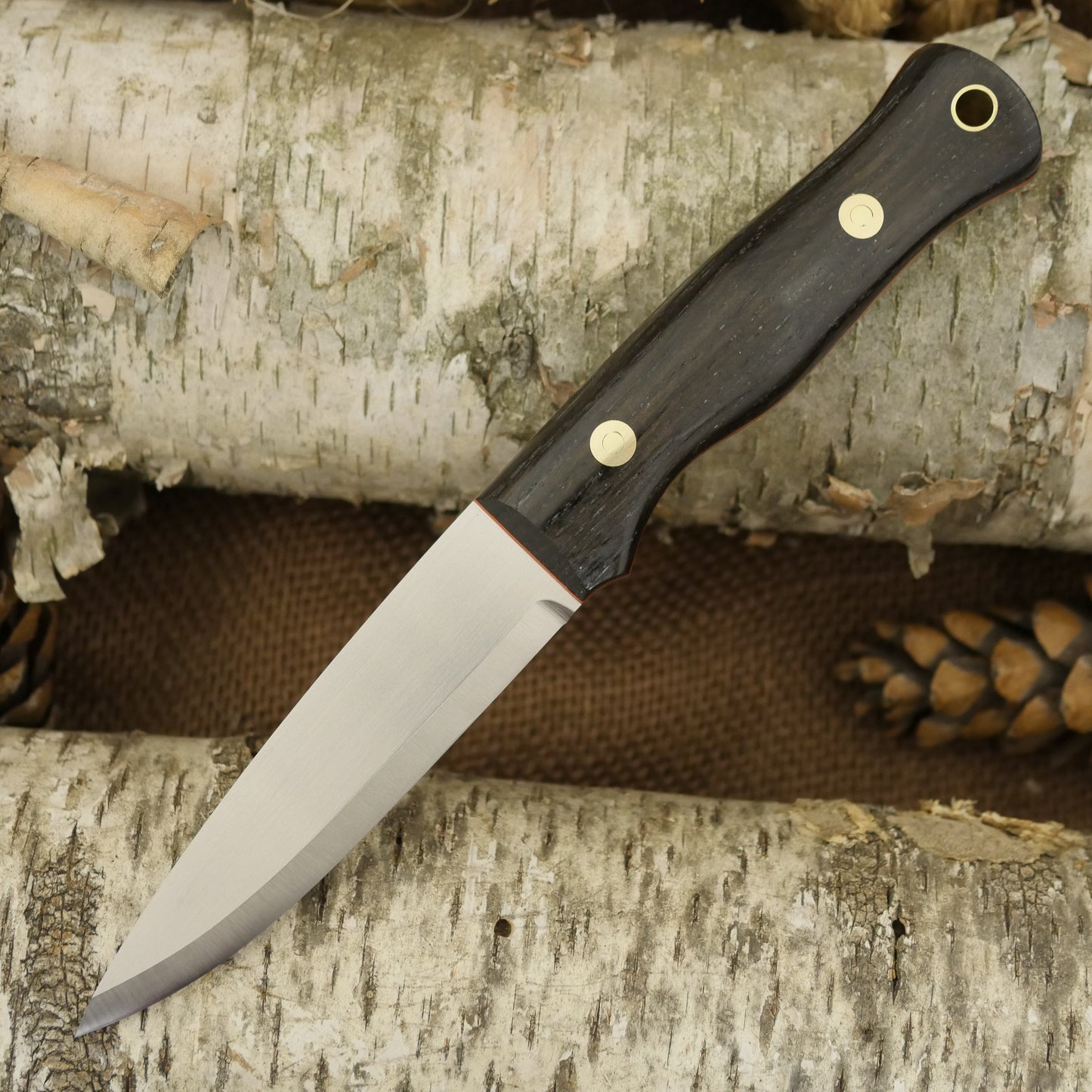 Mountaineer: Ancient Bog Oak & Hunter Orange G10