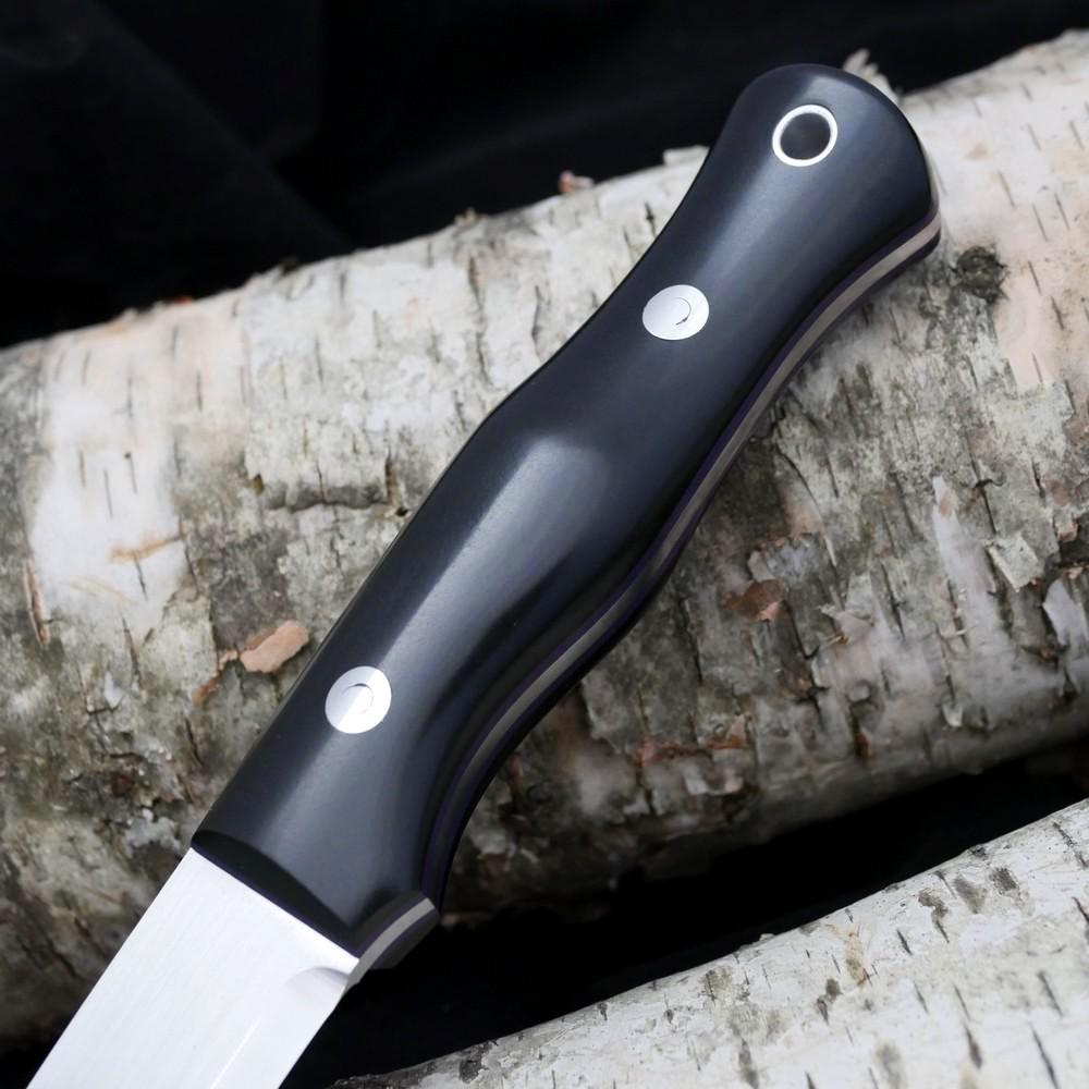 Mountaineer: Black Richlite & Purple G10