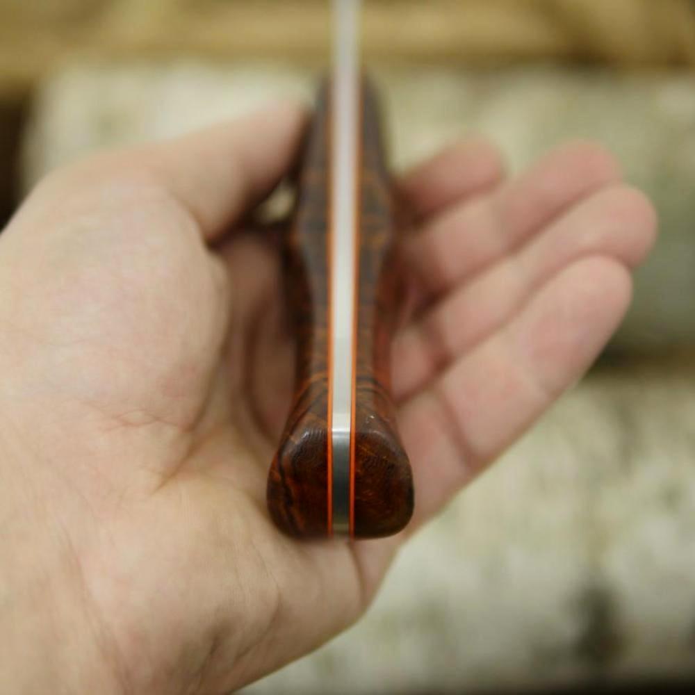 Mountaineer: Ironwood Burl & Orange G10