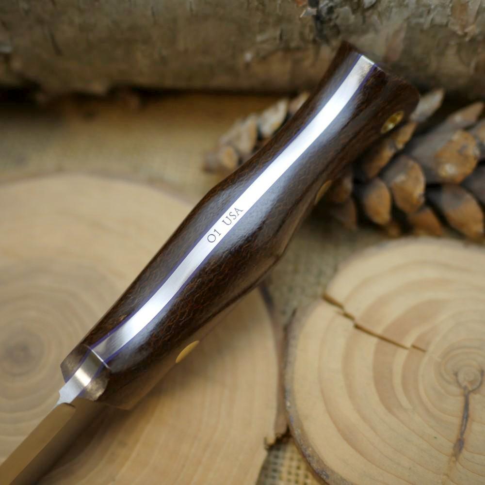 Classic: Dark Brown Burlap & Purple g10