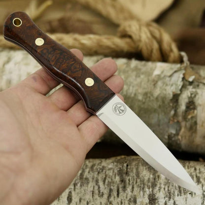 Mountaineer: Ironwood Burl & Red and White G10