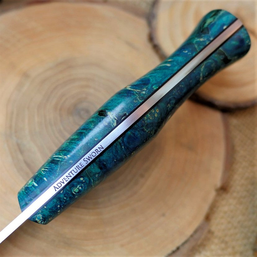Unnamed Prototype: Aqua Box Elder Burl