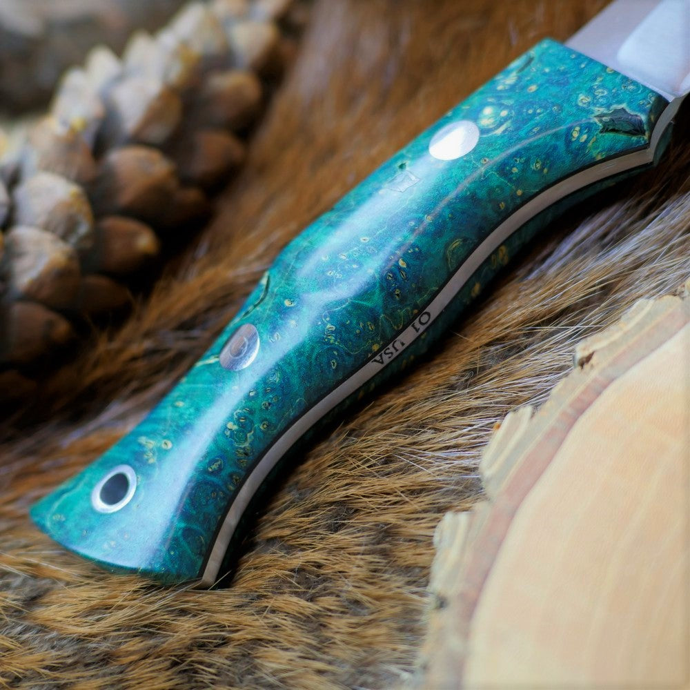 Unnamed Prototype: Aqua Box Elder Burl