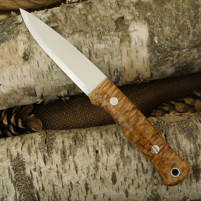 Mountaineer: Karelian Birch, Blue & White G10