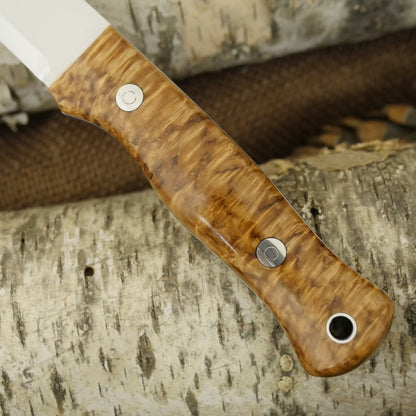 Mountaineer: Karelian Birch, Blue & White G10