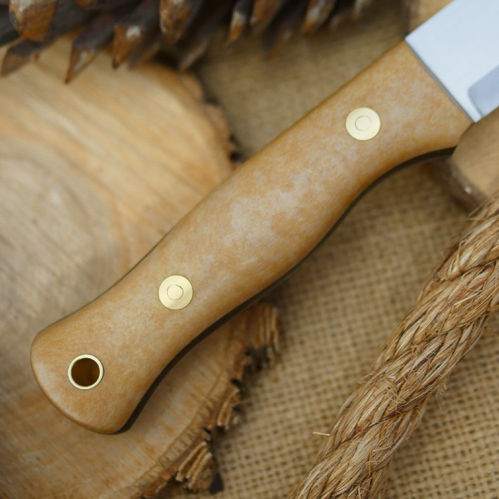 Explorer: CPM 3V, Maple Valley Richlite & Green Canvas - Adventure Sworn Bushcraft Co.