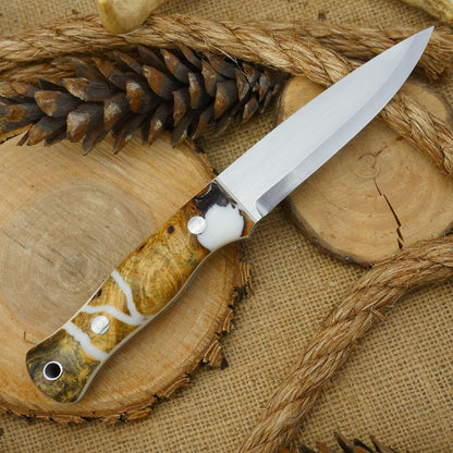 Mountaineer: Buckeye Burl Shockwood & White Linen