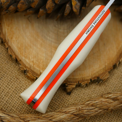 Mountaineer: White Linen, Hunter Orange G10 Bolts & Liners